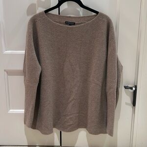 Eileen Fisher cashmere ribbed sweater size S